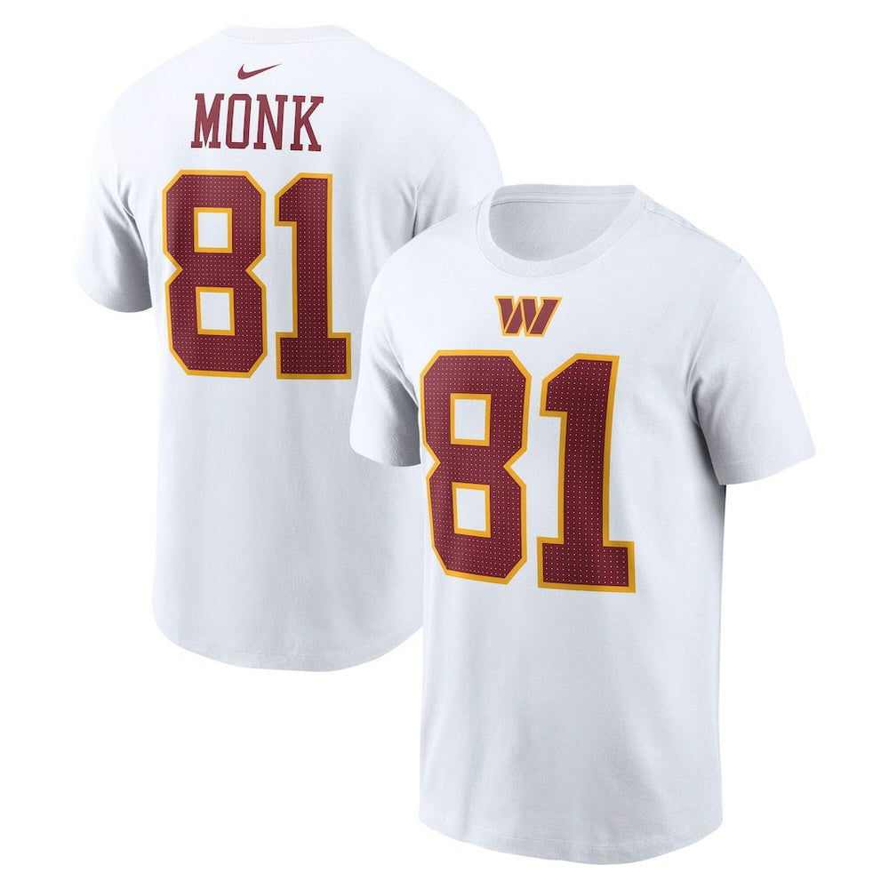 Art Monk Washington Commanders Retired Player Name & Number T-Shirt White