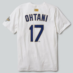 Shohei Ohtani Los Angeles Dodgers Nike 2026 Gold Collection Name & Number T-Shirt - White T-shirts
