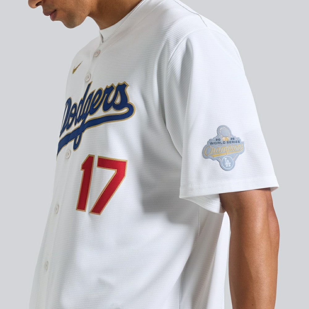 Shohei Ohtani Los Angeles Dodgers Nike 2026 Gold Collection Stadium Jersey - White Jerseys