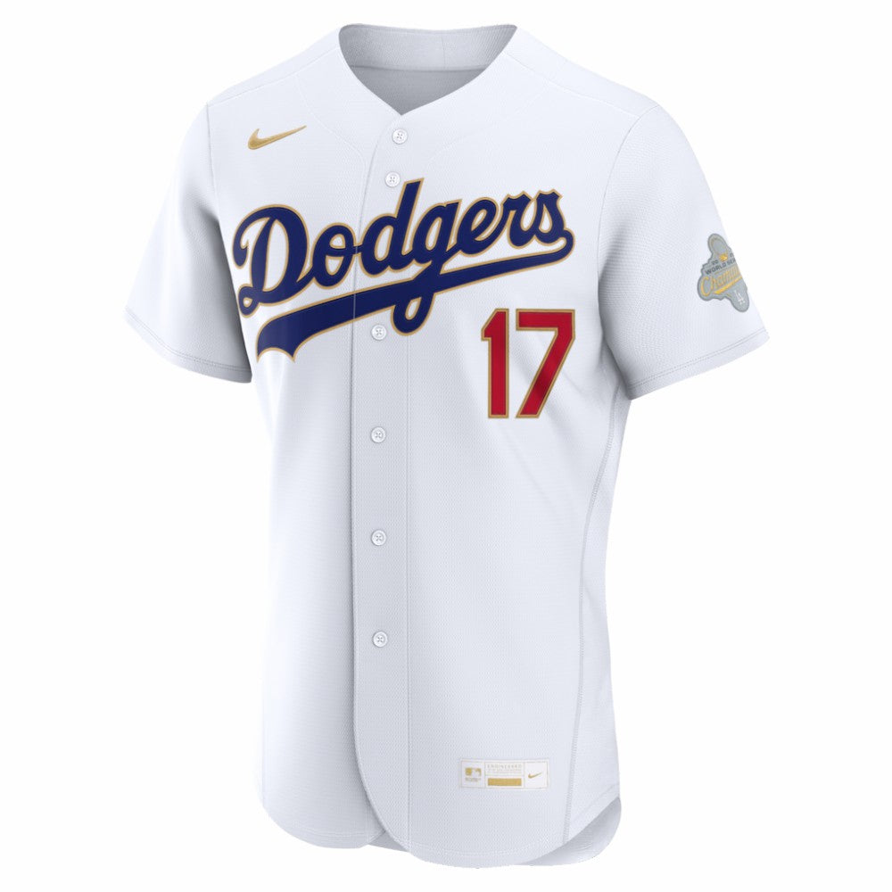 Shohei Ohtani Los Angeles Dodgers Nike 2026 Gold Collection Authentic Jersey - White Jerseys