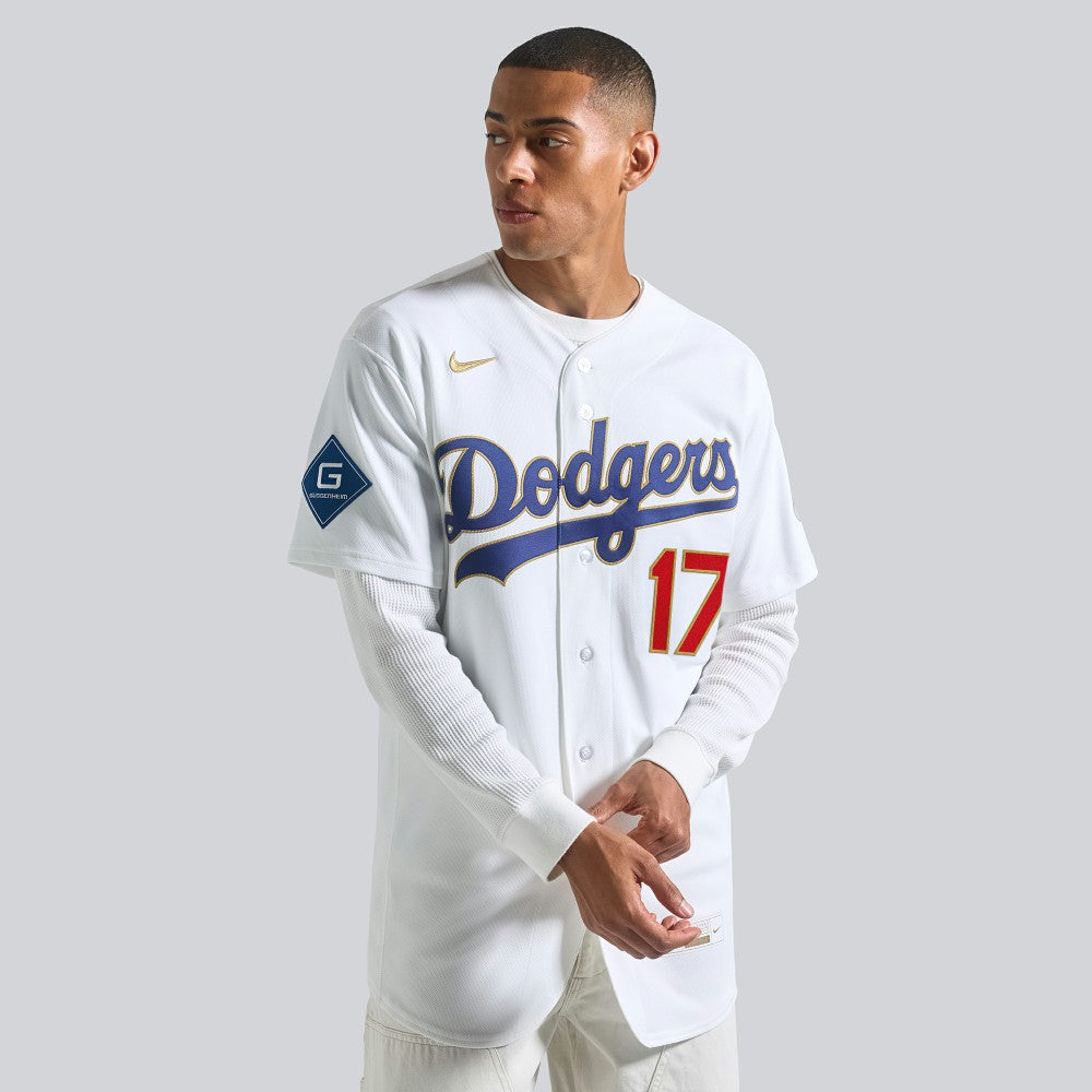 Shohei Ohtani Los Angeles Dodgers Nike 2026 Gold Collection Authentic Jersey - White Jerseys