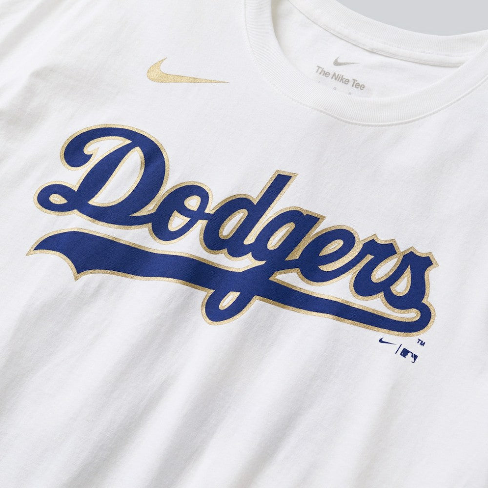 Mookie Betts Los Angeles Dodgers Nike 2026 Gold Collection Name & Number T-Shirt - White T-shirts