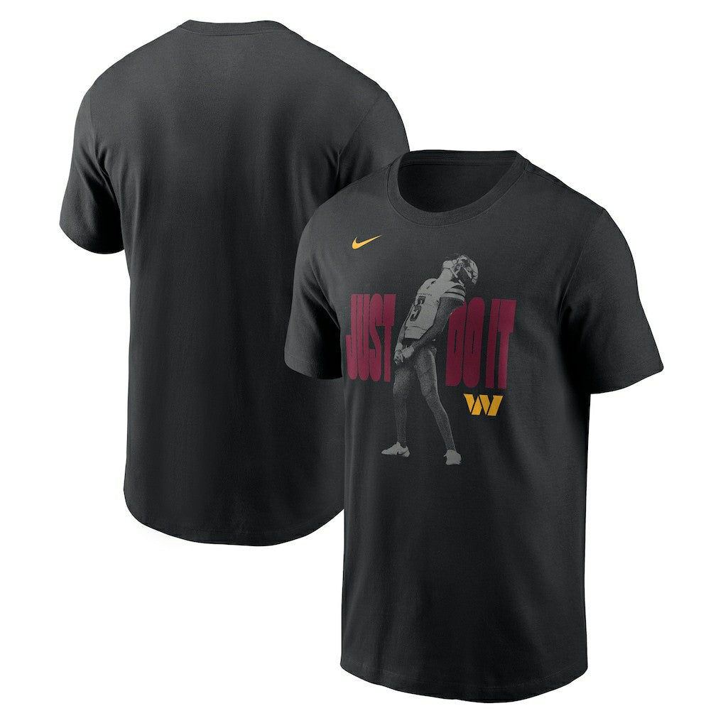 Jayden Daniels Washington Commanders Just Do It T-Shirt Black