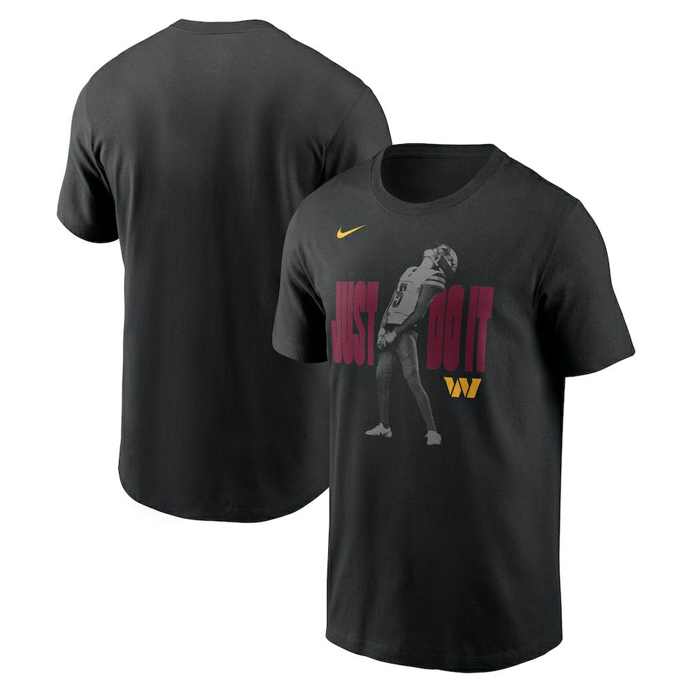 Jayden Daniels Washington Commanders Just Do It T-Shirt Black
