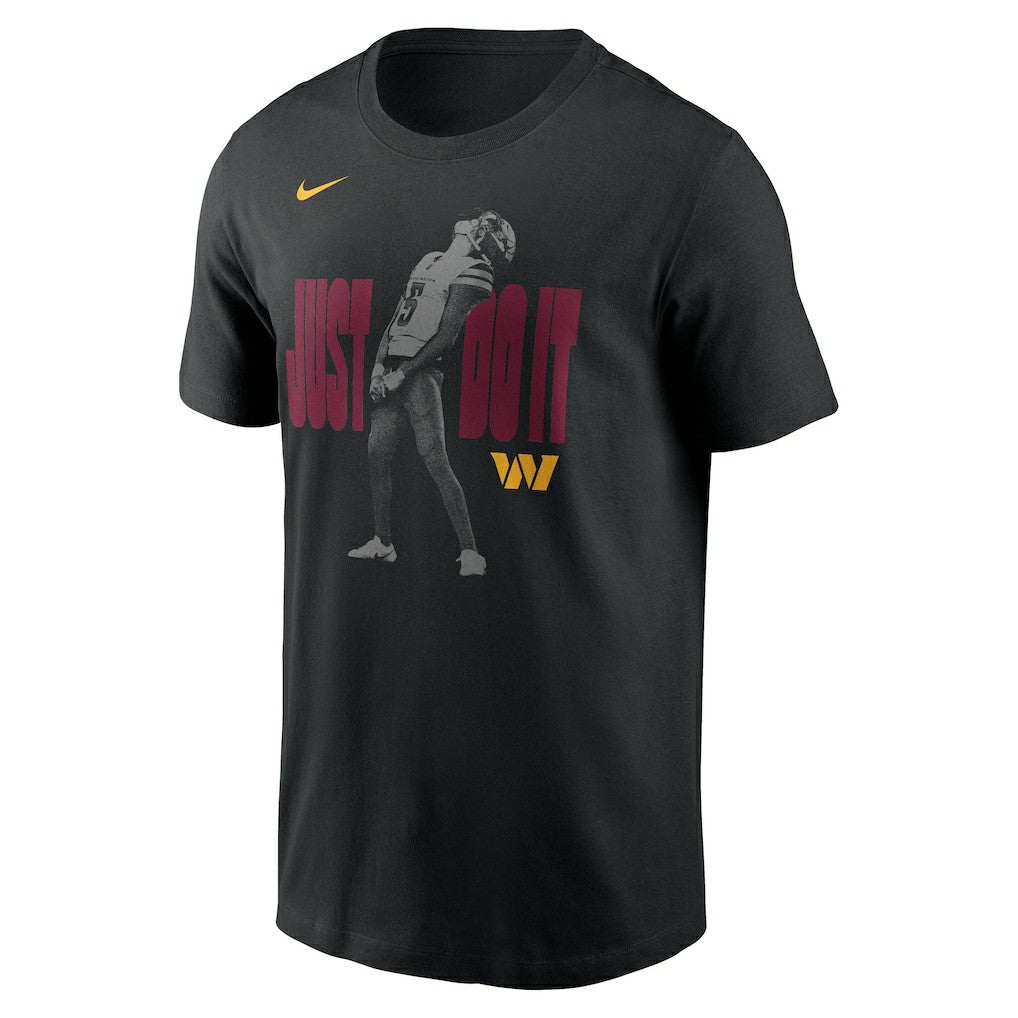 Jayden Daniels Washington Commanders Just Do It T-Shirt Black