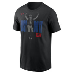 Jaxson Dart New York Giants Just Do It T-Shirt Black