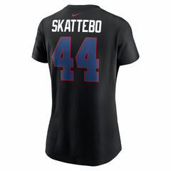 Cam Skattebo New York Giants Women's Name & Number T-Shirt Black