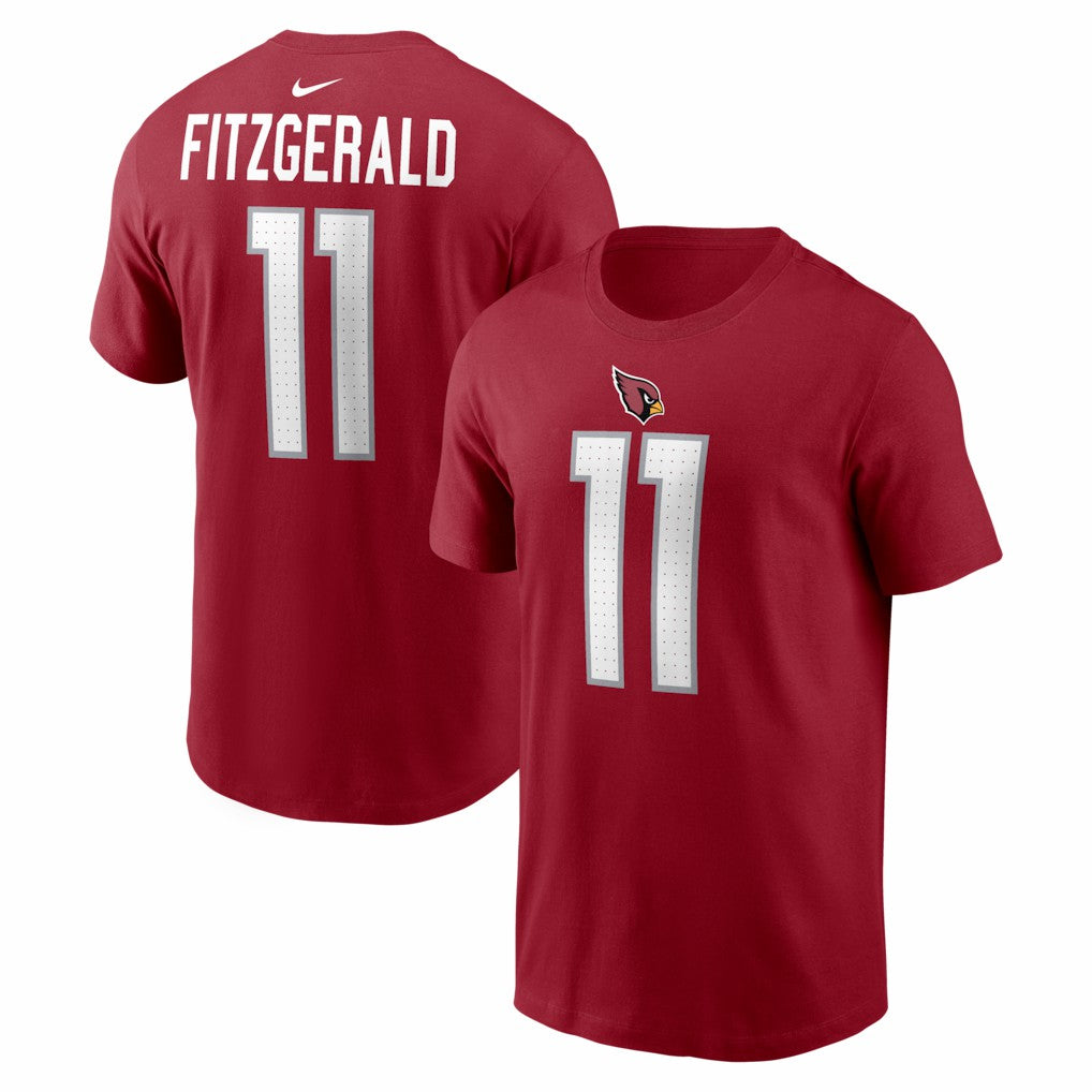 Larry Fitzgerald Arizona Cardinals Retired Player Name & Number T-Shirt Cardinal