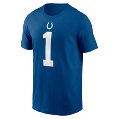 Ahmad Sauce Gardner Indianapolis Colts Player Name & Number T-Shirt Royal