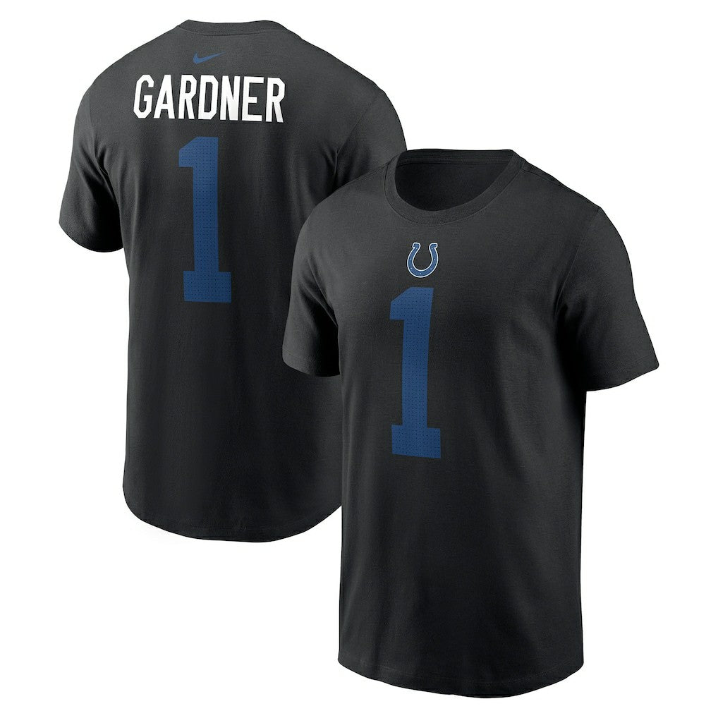 Ahmad Sauce Gardner Indianapolis Colts Player Name & Number T-Shirt Black