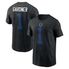 Ahmad Sauce Gardner Indianapolis Colts Player Name & Number T-Shirt Black