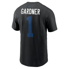 Ahmad Sauce Gardner Indianapolis Colts Player Name & Number T-Shirt Black