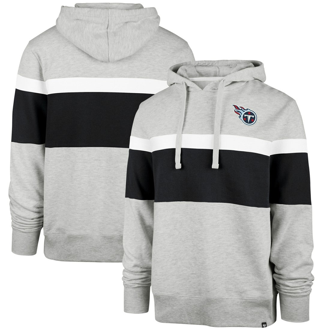 Tennessee Titans '47 Warren Pullover Hoodie Heather Gray