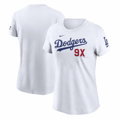 Los Angeles Dodgers Nike Women's 9X Champions T-Shirt - White T-shirts