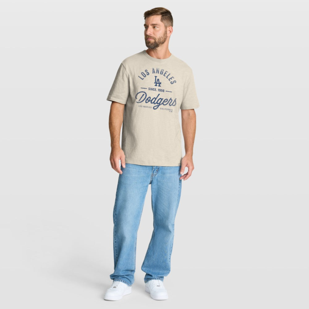 Los Angeles Dodgers Fanatics Stadium T-Shirt - Tan T-shirts