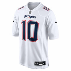 NFL Drake Maye New England Patriots Game Jersey - Tundra White
