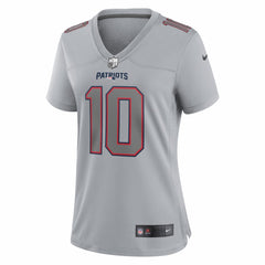 NFL Drake Maye New England Patriots Women's Fashion Atmosphere Fashion Game Jersey - Gray