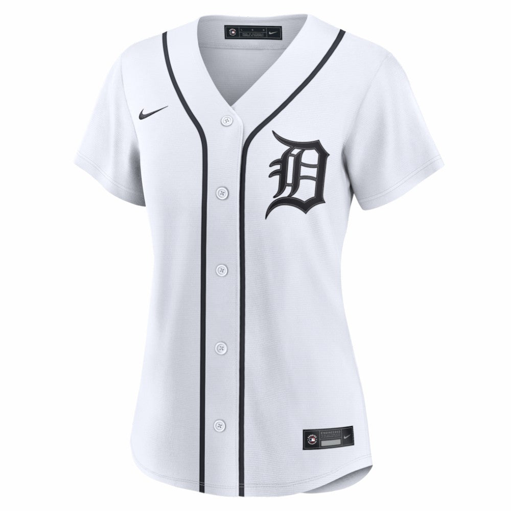 Justin Verlander Detroit Tigers Nike Women's Home Replica Jersey - White Jerseys