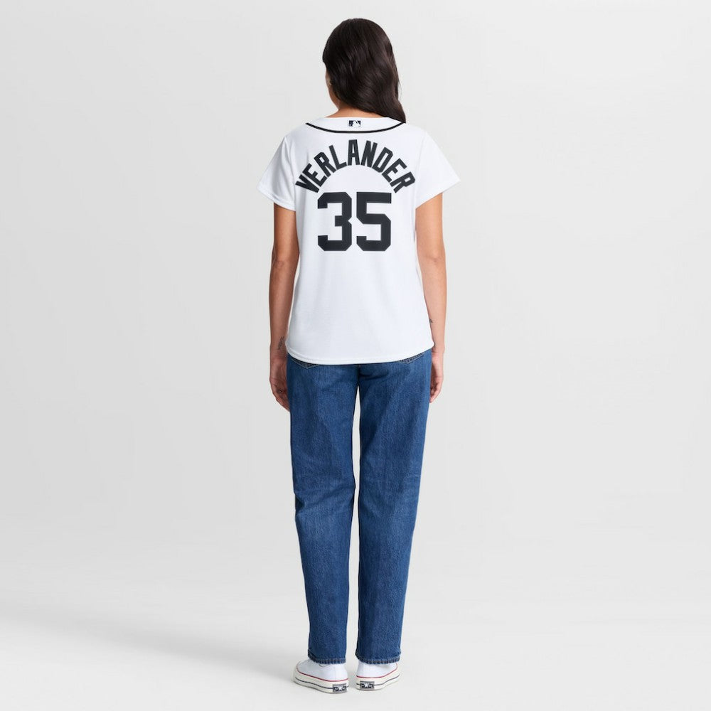 Justin Verlander Detroit Tigers Nike Women's Home Replica Jersey - White Jerseys