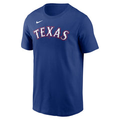 Brandon Nimmo Texas Rangers Nike Home Name & Number T-Shirt - Royal T-shirts