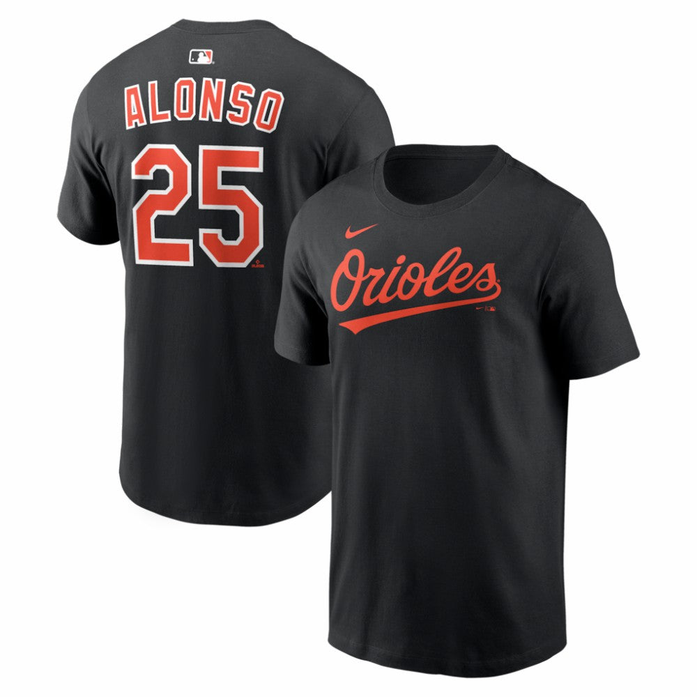 Pete Alonso Baltimore Orioles Nike Home Name & Number T-Shirt - Black T-shirts