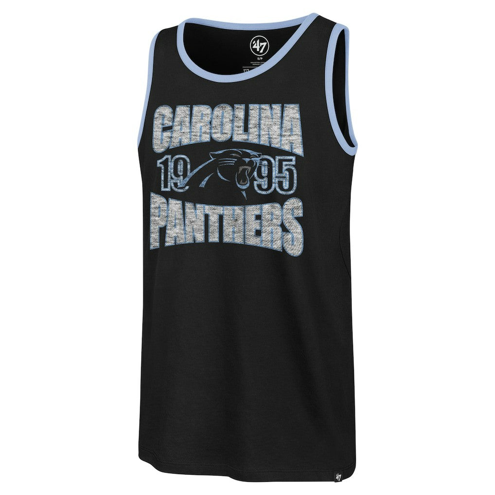 Carolina Panthers '47 Upload Franklin Tank Top Black