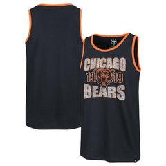 Chicago Bears '47 Upload Franklin Tank Top Navy