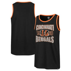 Cincinnati Bengals '47 Upload Franklin Tank Top Black