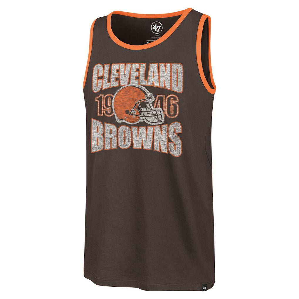 Cleveland Browns '47 Upload Franklin Tank Top Brown