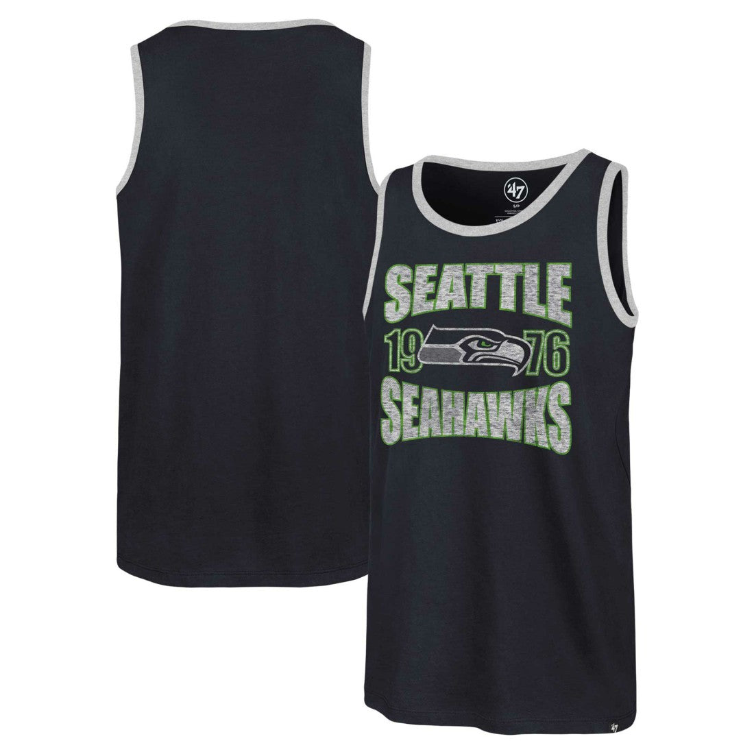 Seattle Seahawks '47 Upload Franklin Tank Top College Navy