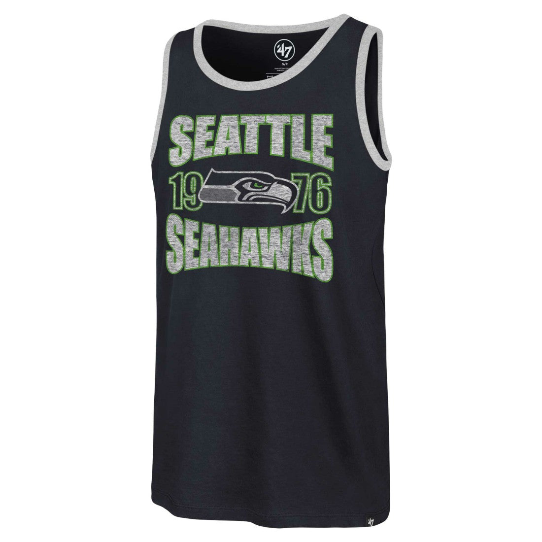 Seattle Seahawks '47 Upload Franklin Tank Top College Navy