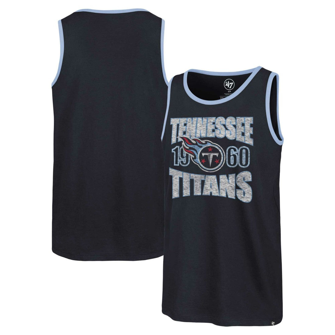 Tennessee Titans '47 Upload Franklin Tank Top Navy