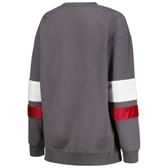 Arizona Cardinals The Wild Collective Women's Fleece Pullover Sweatshirt Charcoal
