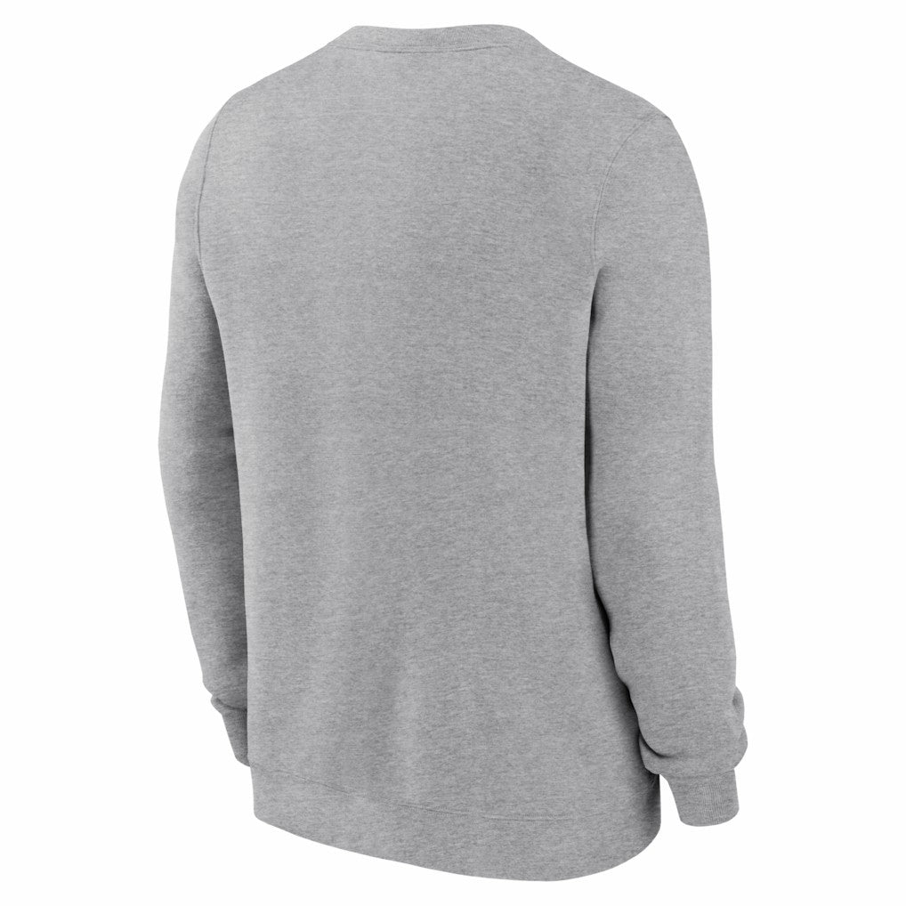 Denver Broncos D Horse Logo Club Sweatshirt Heather Gray
