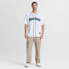 Josh Naylor Seattle Mariners Nike Home Replica Jersey - White Jerseys