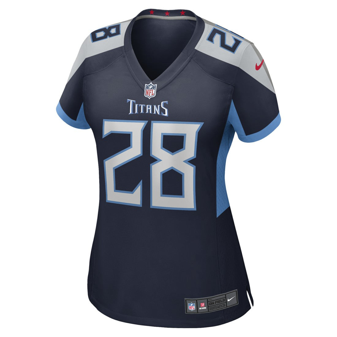 Chris Johnson Tennessee Titans Women's Retired Player Game Jersey Navy
