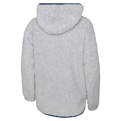 NHL Washington Capitals Girls Youth Ultimate Teddy Fleece Pullover Hoodie - Heather Gray