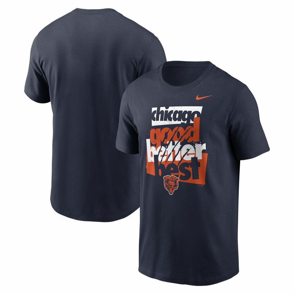 Chicago Bears Local Phrase Club T-Shirt Navy