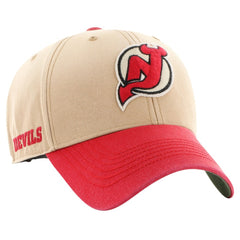NHL New Jersey Devils '47 Dusted Sedgwick MVP Adjustable Hat - Khaki/Red