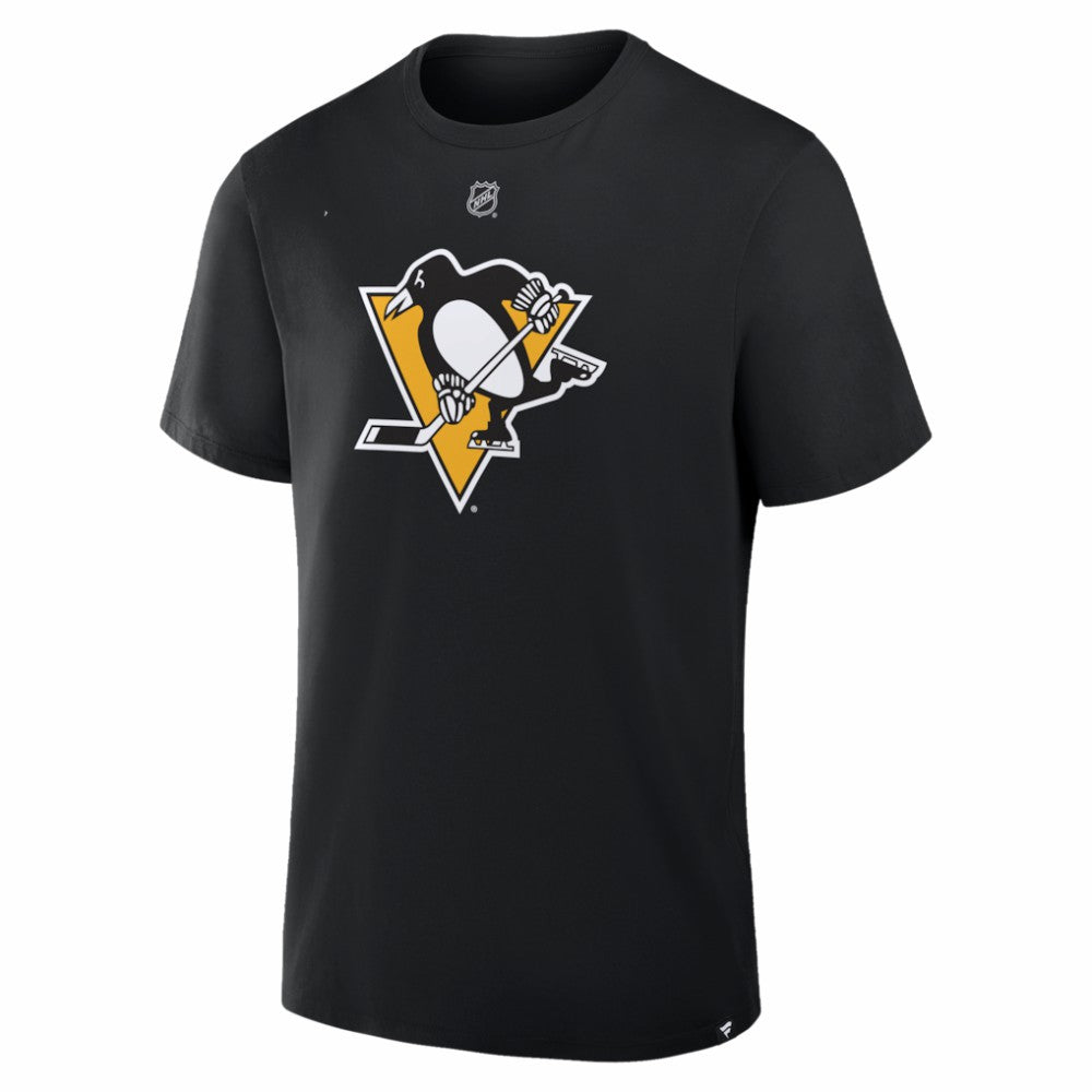 NHL Stuart Skinner Pittsburgh Penguins Fanatics Authentic Stack Name & Number T-Shirt - Black