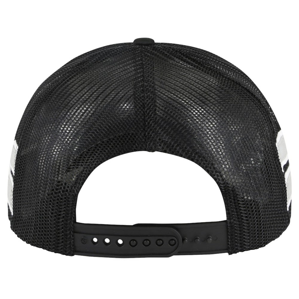 NHL Los Angeles Kings '47 Sideband Stripes Trucker Snapback Hat - Black
