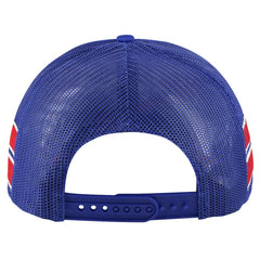 NHL New York Rangers '47 Sideband Stripes Trucker Snapback Hat - Blue
