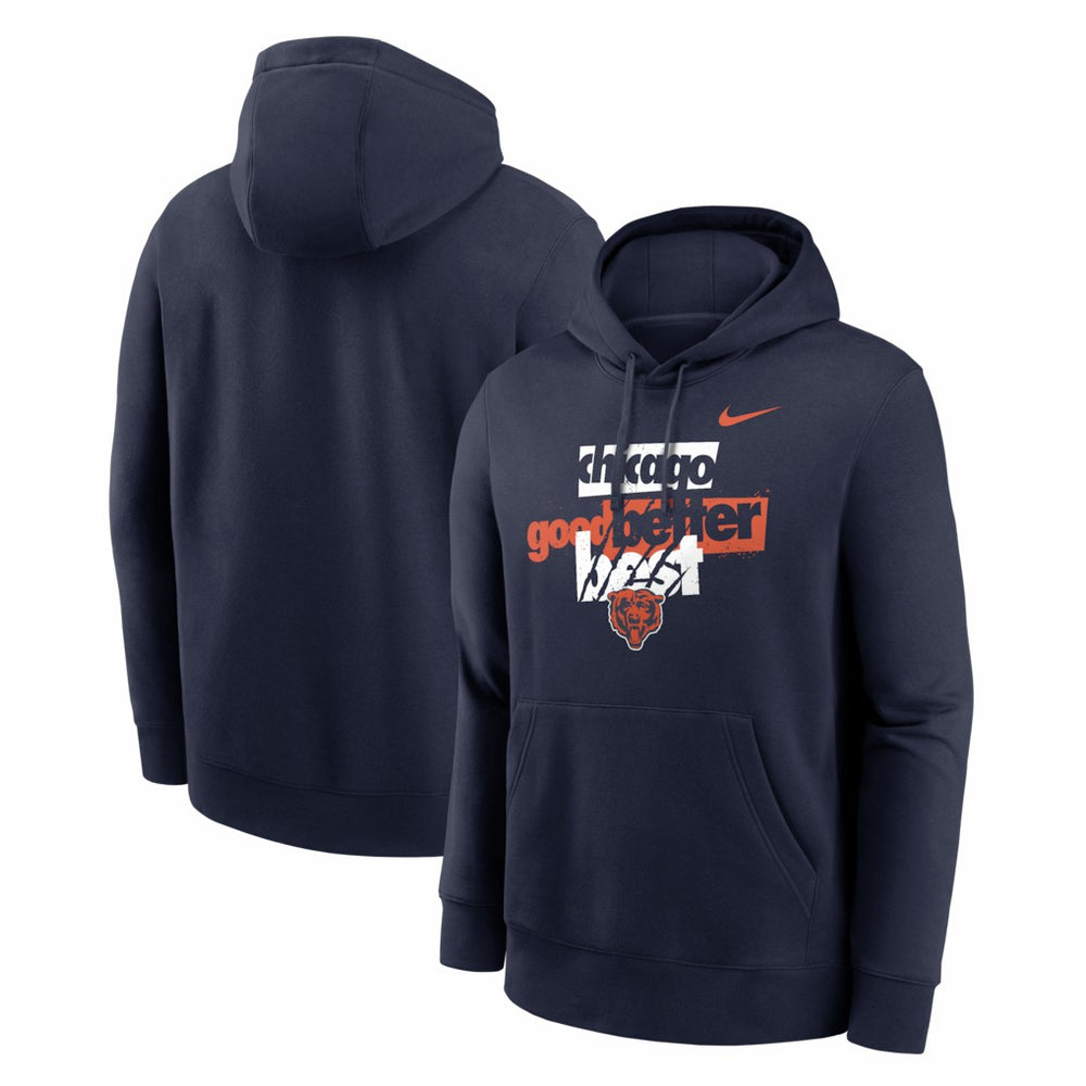 Chicago Bears Good Better Best Club Hoodie Navy