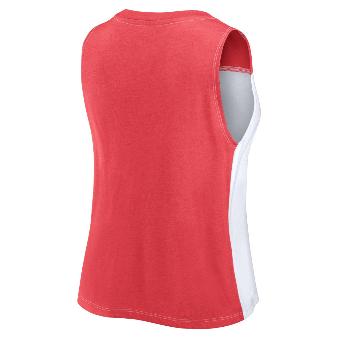 Tampa Bay Buccaneers FanaticsWomen's Script Color Block Tank Top Red/White