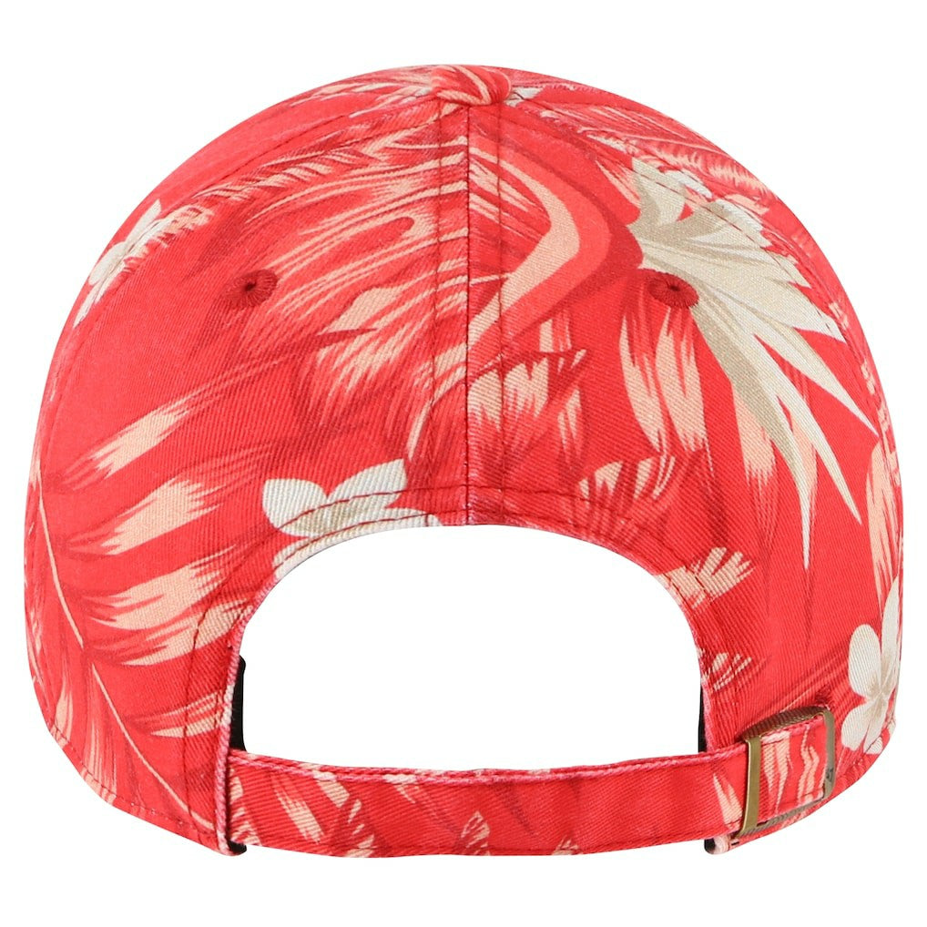 Atlanta Hawks '47 Tropicalia Floral Clean Up Adjustable Hat Red