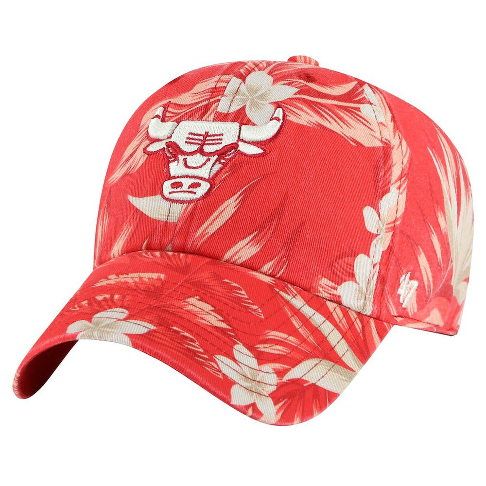 Chicago Bulls '47 Tropicalia Floral Clean Up Adjustable Hat Red