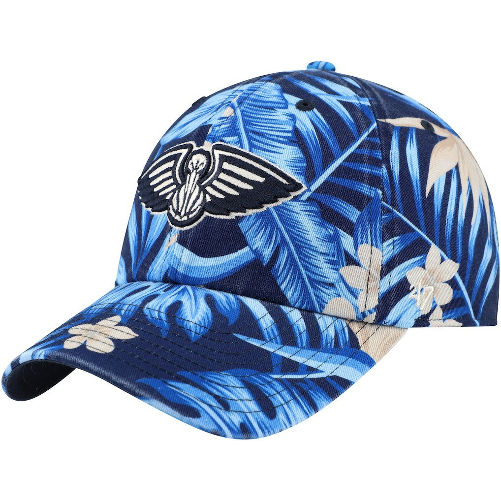 New Orleans Pelicans '47 Tropicalia Floral Clean Up Adjustable Hat Navy