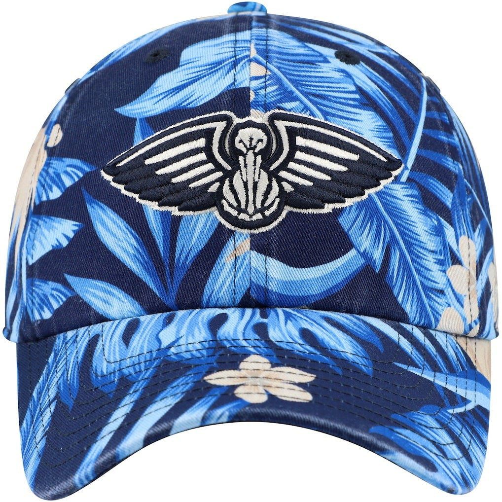 New Orleans Pelicans '47 Tropicalia Floral Clean Up Adjustable Hat Navy