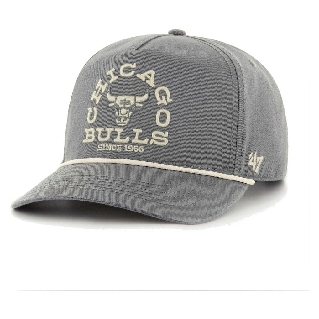 Chicago Bulls '47 Canyon Ranchero Hitch Adjustable Hat Charcoal