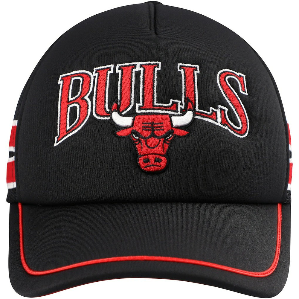 Chicago Bulls '47 Sidebrand Stripes Trucker Adjustable Hat Black